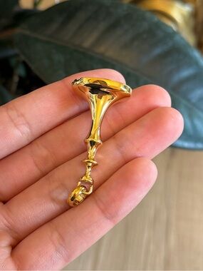 Tuckernuck Gold Chop Charm for Bracelet or Necklace